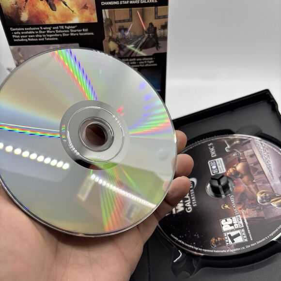 Star Wars Galaxies Starter Kit PC CD-ROM Video Game Complete CIB with Slipcover - Picture 8 of 11
